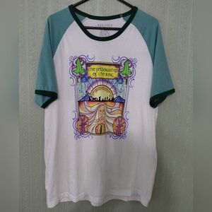 BOX LUNCH The Fellowship of the Ring Graphic Raglan Tee - White & Teal